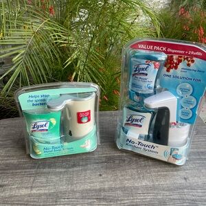Lysol No Touch Kitchen & Hand Soap System Bundle - new sealed
